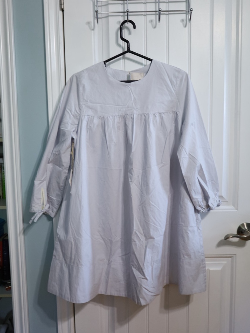 NWT Le Fou Wilfred Lessines Babydoll Dress/Romper Sea Salt Blue Womens Medium - Picture 2 of 13
